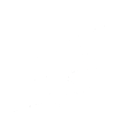 a white logo with a triangle on it
